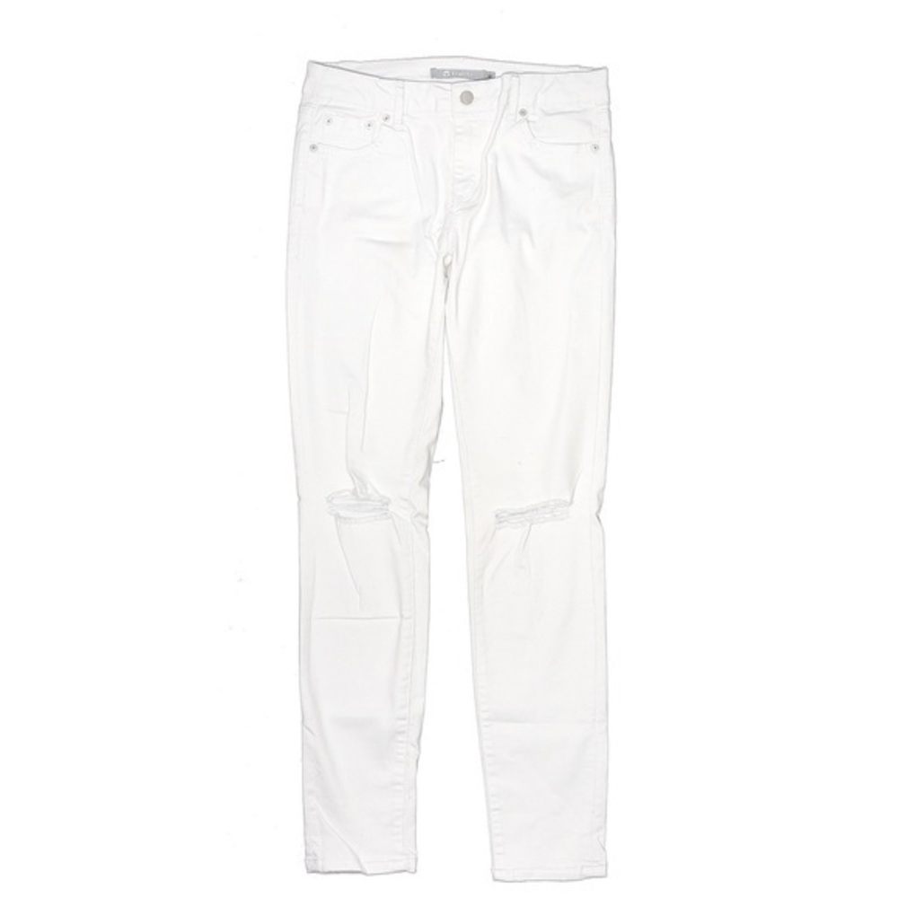 Tractr Jeans Girls 5 POCKET KNIT PANT White Size 10- (NEVER USED)